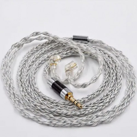 Кабель KZ Transparent 784 Core Blue Silver Upgrade Cable C (4.4 mm)