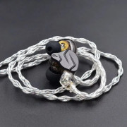 Кабель KZ Transparent 784 Core Blue Silver Upgrade Cable C (4.4 mm)