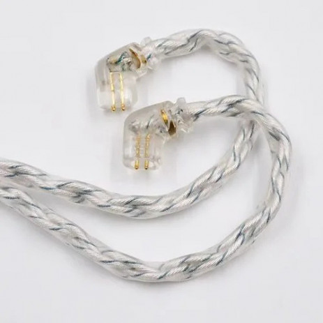 Кабель KZ Transparent 784 Core Blue Silver Upgrade Cable C (4.4 mm)