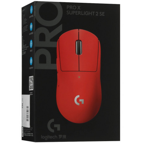 Игровая мышка Logitech G Pro X Superlight 2 SE (красный)