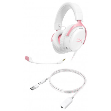 HyperX Cloud III (белый/розовый)