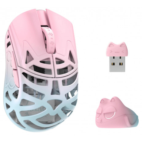 Игровая мышка Wlmouse Beast Miao Omron (голубой/розовый)