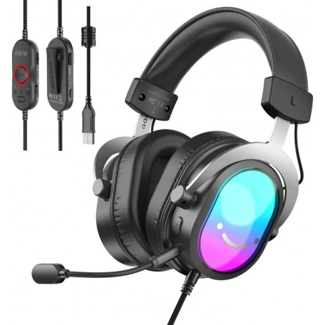 Игровые наушники FIFINE H16 (черный)
