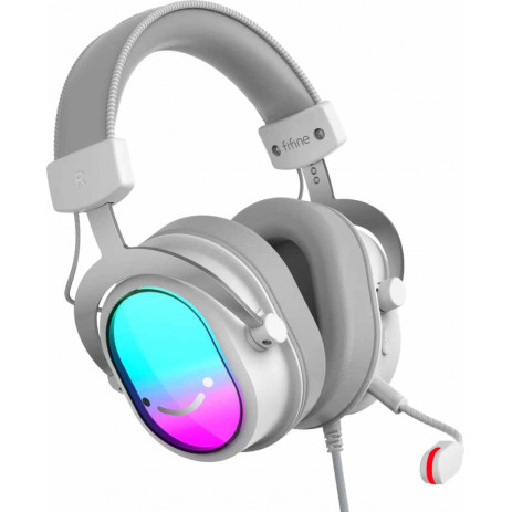 Игровые наушники FIFINE H16 (белый)