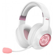 Игровые наушники Edifier G2 (розовый/белый)