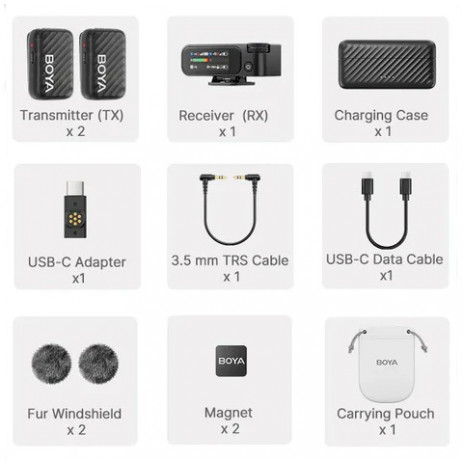 Микрофон BOYA MIC 2-02