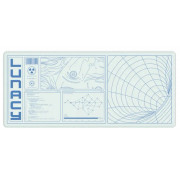 Коврик Lunacy SD Outlines XL 900x400x4мм (SDOLXL)