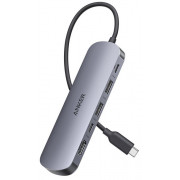 3 USB-хаб Anker Nano USB-C Hub 7-in-1 4K HDMI A83D2 black