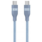 Кабель Anker USB-C to USB-C Cable 240W Upcycled-Braided 0,9 A82E2 blue