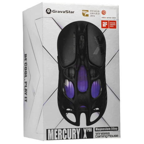 Игровая мышка  Gravastar Mercury X Galaxy Black 