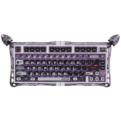 Игровая клавиатура Gravastar Mercury V75 Pro Iron Purple