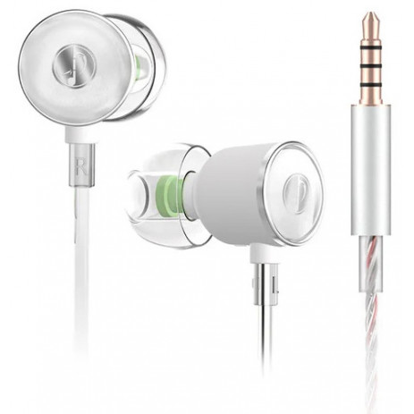 Наушники  Zhulinniao Shuanghua Z2 3.5 мм (серебристый)