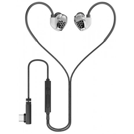 Наушники Zhulinniao QIlin ZG1 USB Type-C (серебристый)