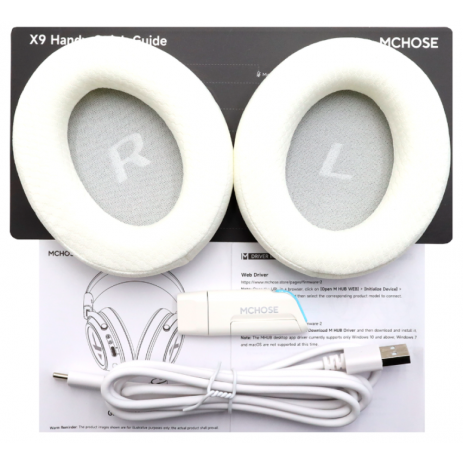 Игровые наушники Mchose X9 Wireless (белый)