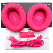 Игровые наушники Mchose X9 Wireless (розовый)