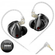 KZ Duonic Bass Improved With Switches без микрофона 3.5 мм (черный)