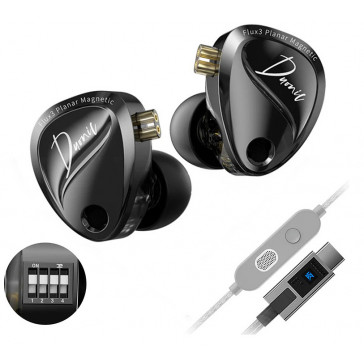 KZ Duonic With Switches с микрофоном USB Type-C (черный)