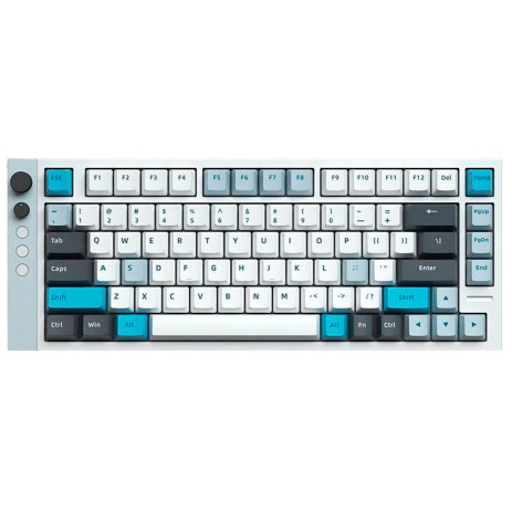 Игровая клавиатура Lamzu Jet75 (беллый/голубой)
