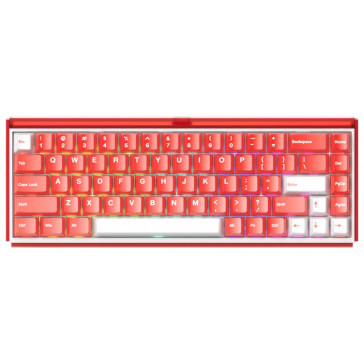 AKKO RAY68 HE Magnetic Wireless AstroAim Magnetic Switches (белый/красный)