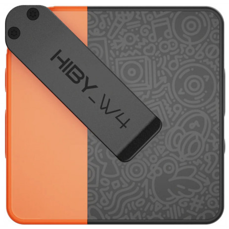 Портативный усилитель и ЦАП Hiby W4 (оранжевый)