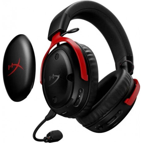 Наушники HyperX Cloud III S Wireless (черный/красный)