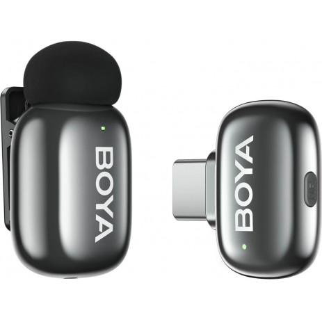 Микрофон BOYA Mini 2-02 (серебристый)