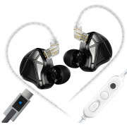 Наушники KZ Axas Type-c mic black