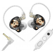 Наушники KZ EDZ 3.5mm mic black