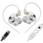 Наушники KZ EDZ USB TYPE -C Connector only mic white