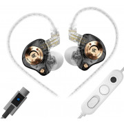 Наушники KZ EDZ USB TYPE -C Connector only mic black
