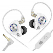 Наушники KZ Gale 3.5mm mic white