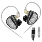 Наушники KZ ZA12 With built in soundcard mic t-c  mic