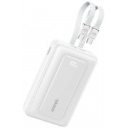 Портативное зарядное Anker Zolo 20k mAh 45W Dual T-C A110M white