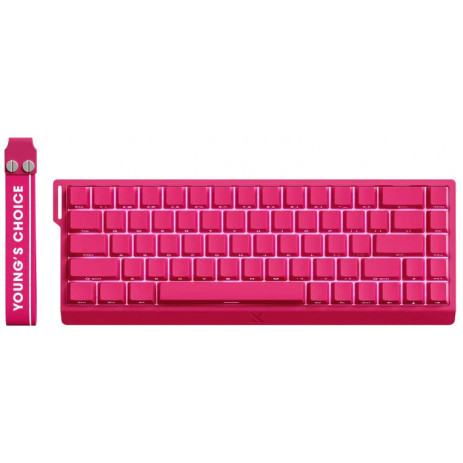 Игровая клавиатура Mchose Ace 68 Hall Effect Rose Red (Ice Rhino Magnetic Switch)