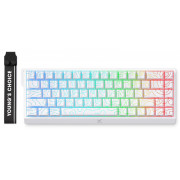 Mchose Ace 68 Hall Effect White Topographic (TTC Dragon Lord Magnetic Switch)