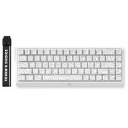 Игровая клавиатура Mchose Ace 68 Hall Effect White Topographic (TTC Dragon Lord Magnetic Switch)