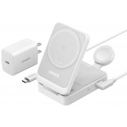 3 Зарядная станция Anker MagGo Qi2 3-in-1 B2557