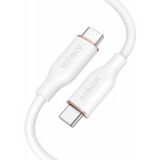 Кабель Anker 643 USB-C to USB-C (Flow, Silicone) 240W A8553 1.8M white