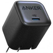 Кабель Anker Nano Charger 35W Built-In Retractable USB-C A2339 black