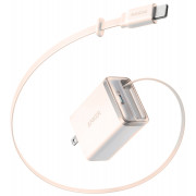 Кабель Anker Nano Charger 35W Built-In Retractable USB-C A2339 gold