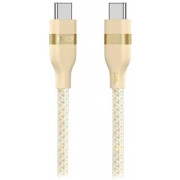 Кабель Anker USB-C to USB-C Cable 240W Upcycled-Braided 0,9 A82E2 gold