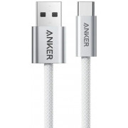 Кабель ANKER Zolo A8052 USB-A to USB-C 100W 0,9 m white