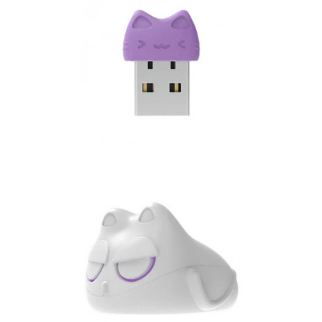 Игровая мышка Wlmouse Beast Miao Omron (белый/фиолетовый)