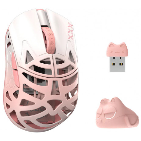 Игровая мышка Wlmouse Beast Miao Omron (белый/розовый)