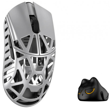Игровая мышка Wlmouse Beast X Mini Pro Omron Side Slits (серебристый)