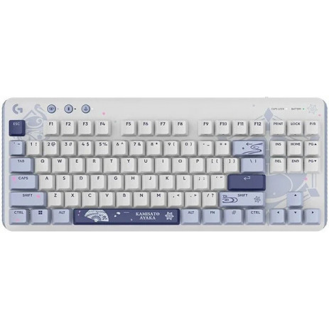 Игровая клавиатура Logitech G517 Lightspeed TKL Kamisato Ayaka