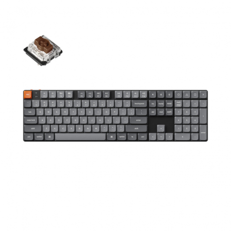 Клавиатура Keychron K5 Max Hot Swap RGB Gateron Brown Switch (уценка)