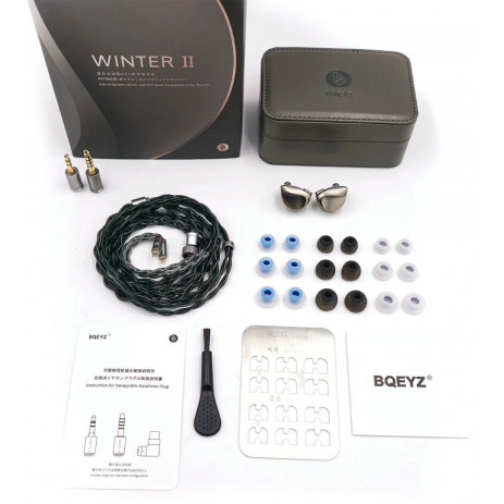 Наушники BQEYZ Winter 2 3.5 мм / 4.4 мм (коричневый)