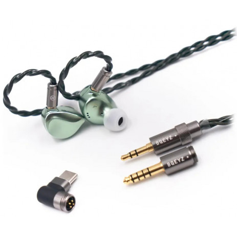 Наушники BQEYZ Winter 2 3.5 мм / 4.4 мм / USB Type-C (зеленый)