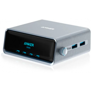 3 Зарядное устройство Anker Prime Charger 250W, 6 Ports A2345 silver